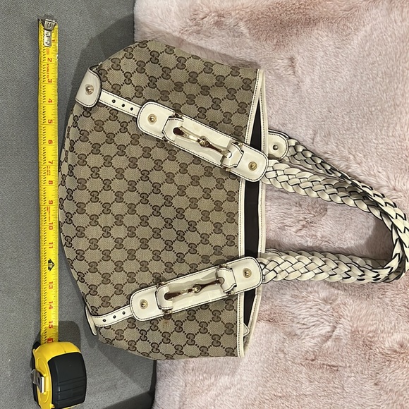 Vintage Gucci Pelham Canvas Off White Bag - Picture 6 of 12